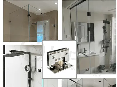 Secure Glass Fixing Hardware for Shower, Railing & Partition Projects