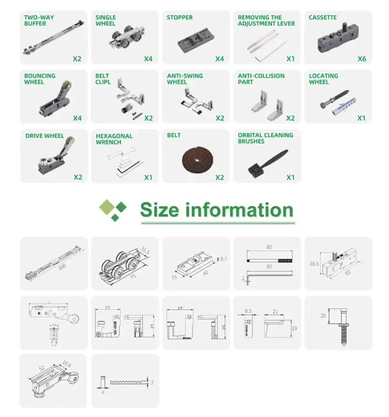 Short Track Sliding Door System: 2+1 Specification Guide