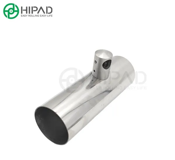 Stainless Steel Handrail Fittings for Architectural Railing Systems