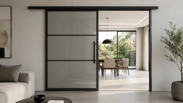 Swing Door Guide: How to Choose the Right Interior Swing Door for Better Space, Style, and Function 2 Porta scorrevole