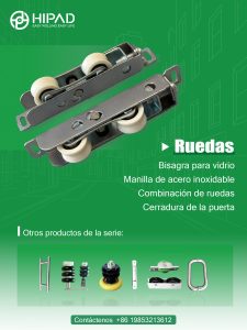  Smooth movement starts with reliable sliding rollers. 