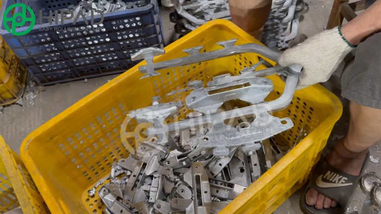  Aluminum handles in stock, ready for customer orders. 