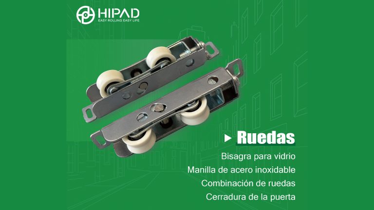  Smooth movement starts with reliable sliding rollers. 