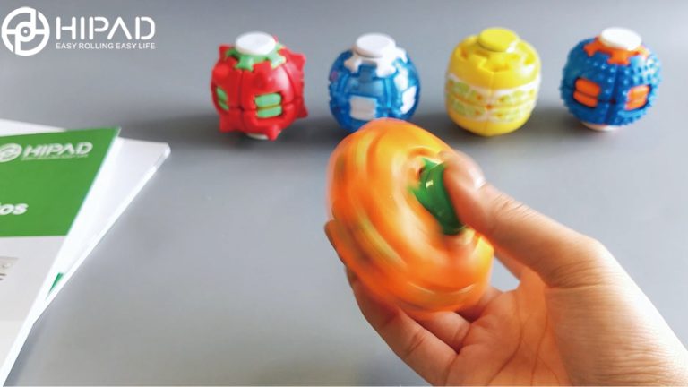 Hold it, spin it, press it — enjoy a small moment of stress relief.