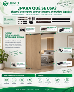 Menos herrajes visibles, más espacio y un diseño más limpio.
