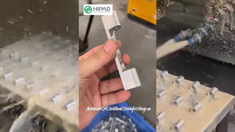 Hinges in production at the HIPAD factory.